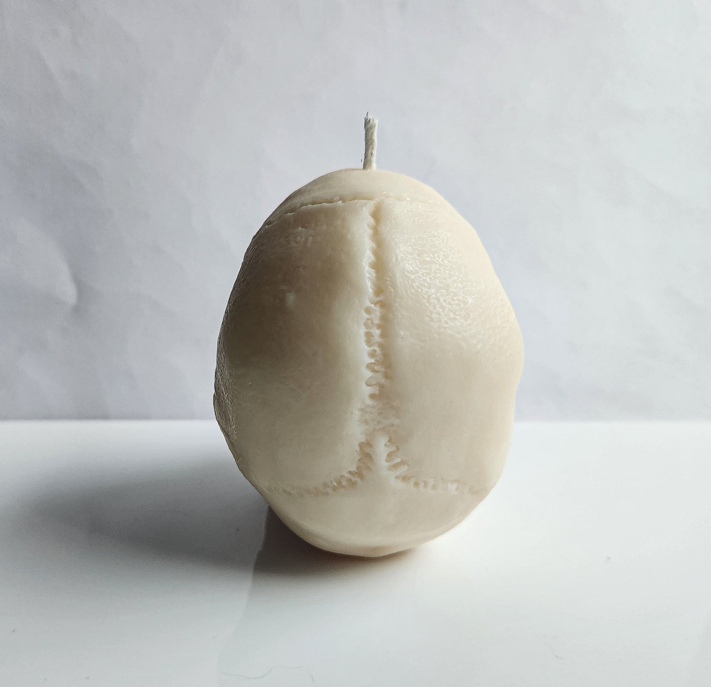 Grinning Mortality Skull Candle