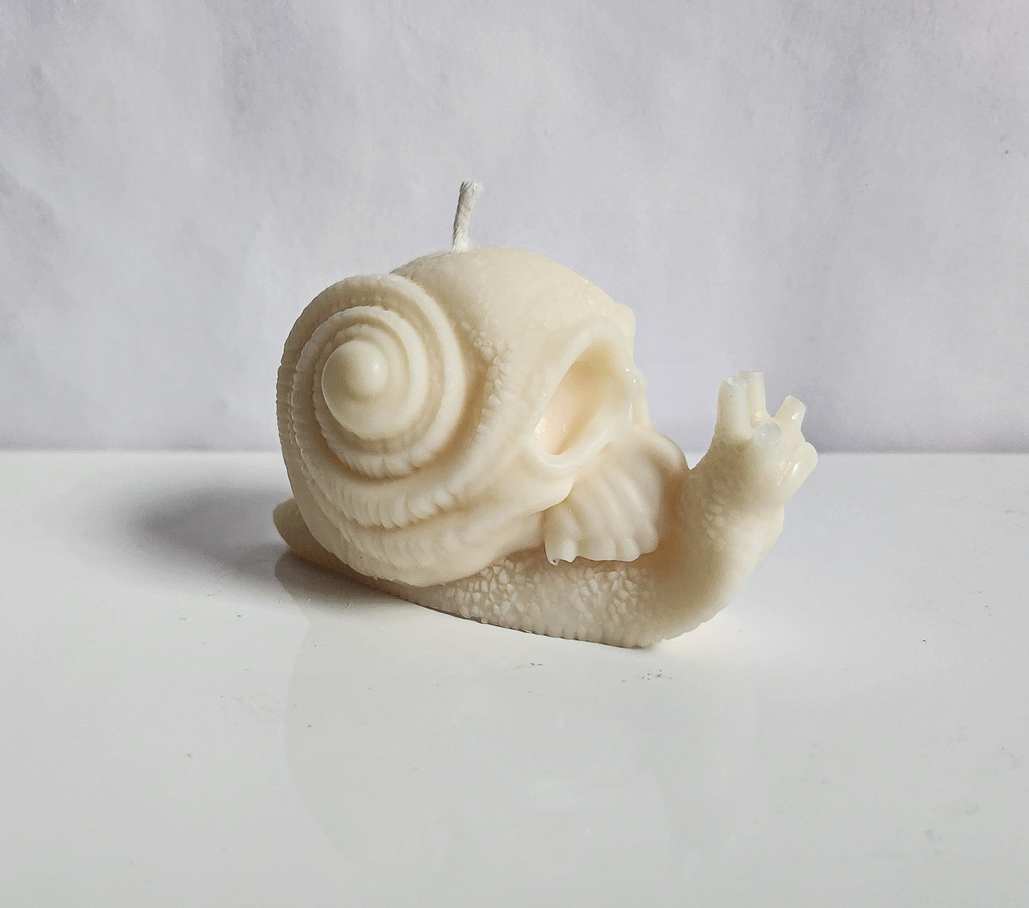 Skull Snail Candle