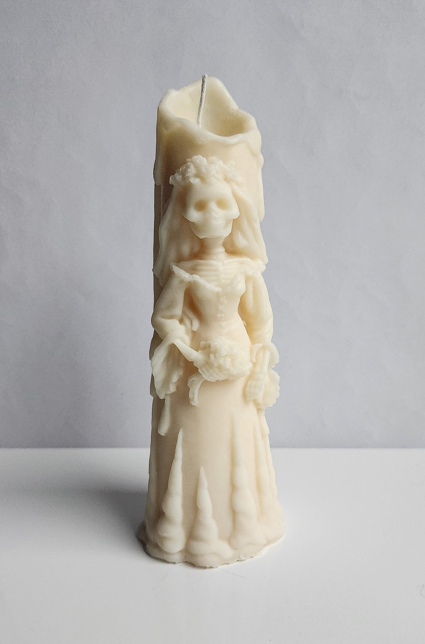 Skeleton's Vow: Bride Candle (Large)