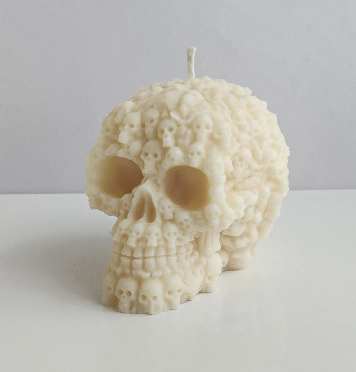 Skeletons' Dance Skull Candle
