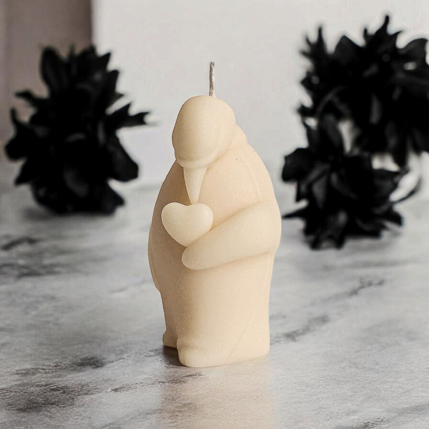 Loving Penguin Candle