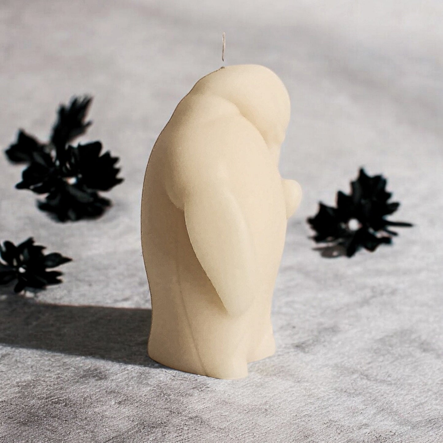 Loving Penguin Candle