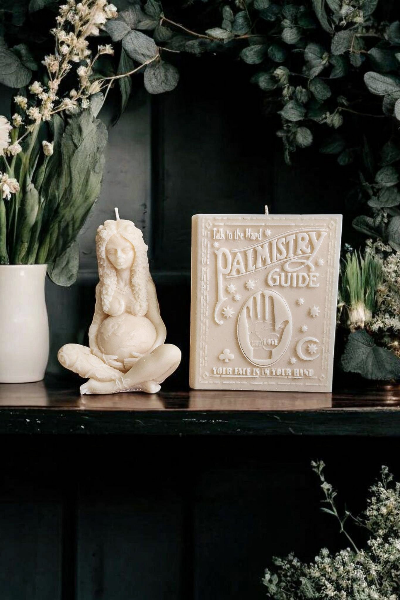 Palmistry Book Candle (Large)
