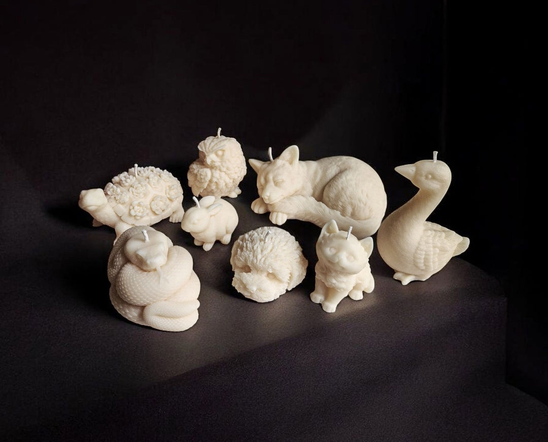 Sleeping Fox Candle (Large)