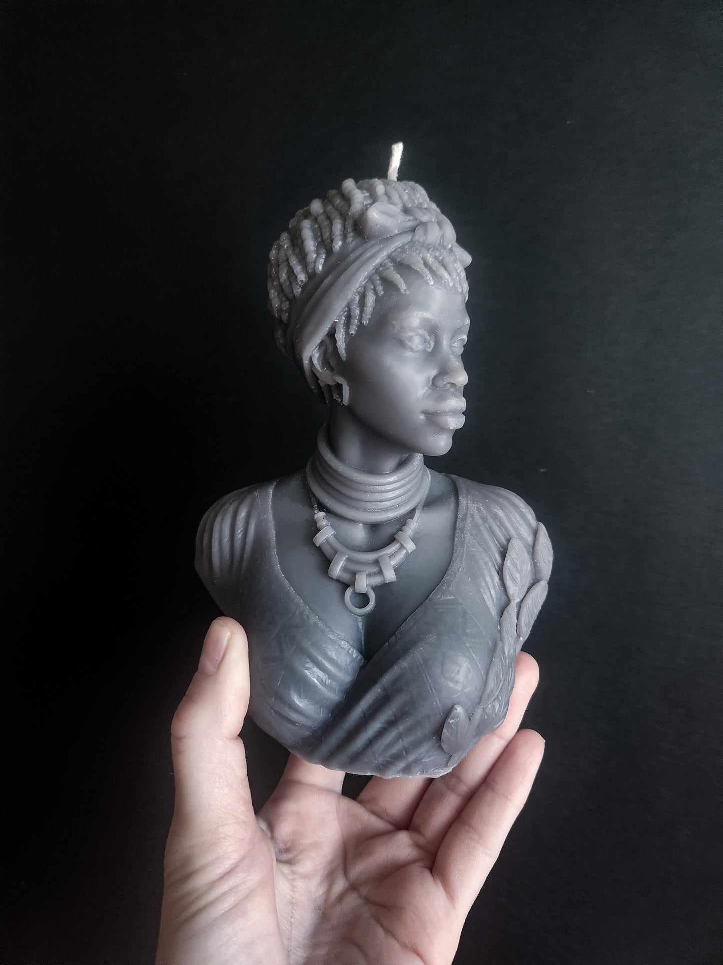 Oya's Stone Embrace Goddess Candle (Large)