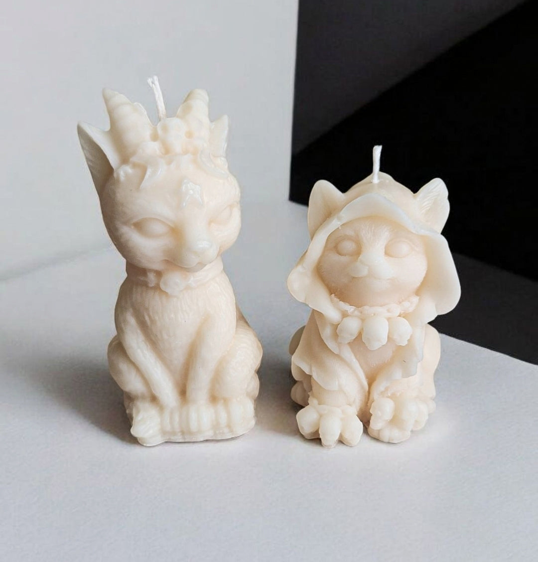 Demon Kitty Candle