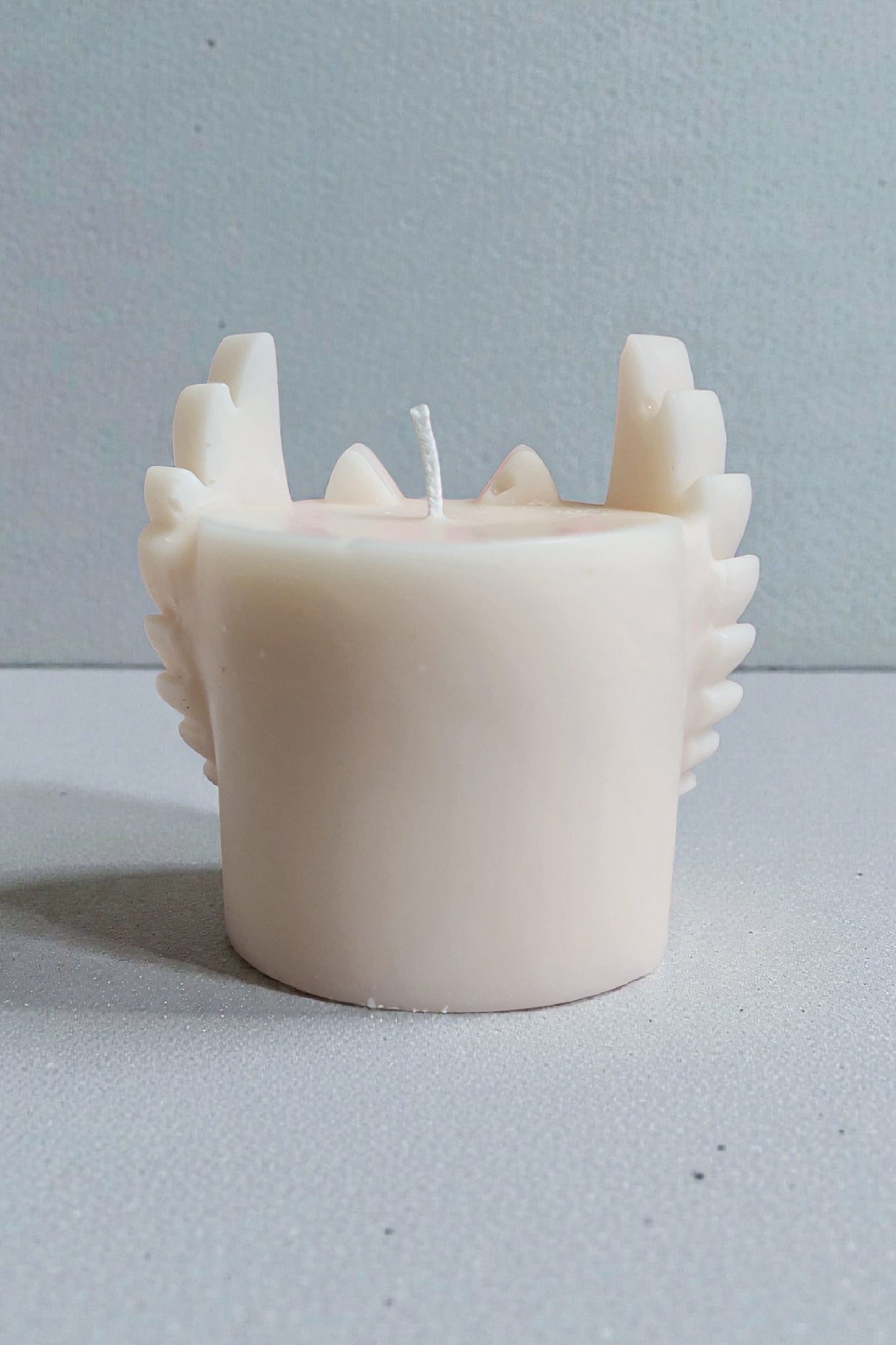 Always Near, Always Loved: Kitty Angel Pillar Candle