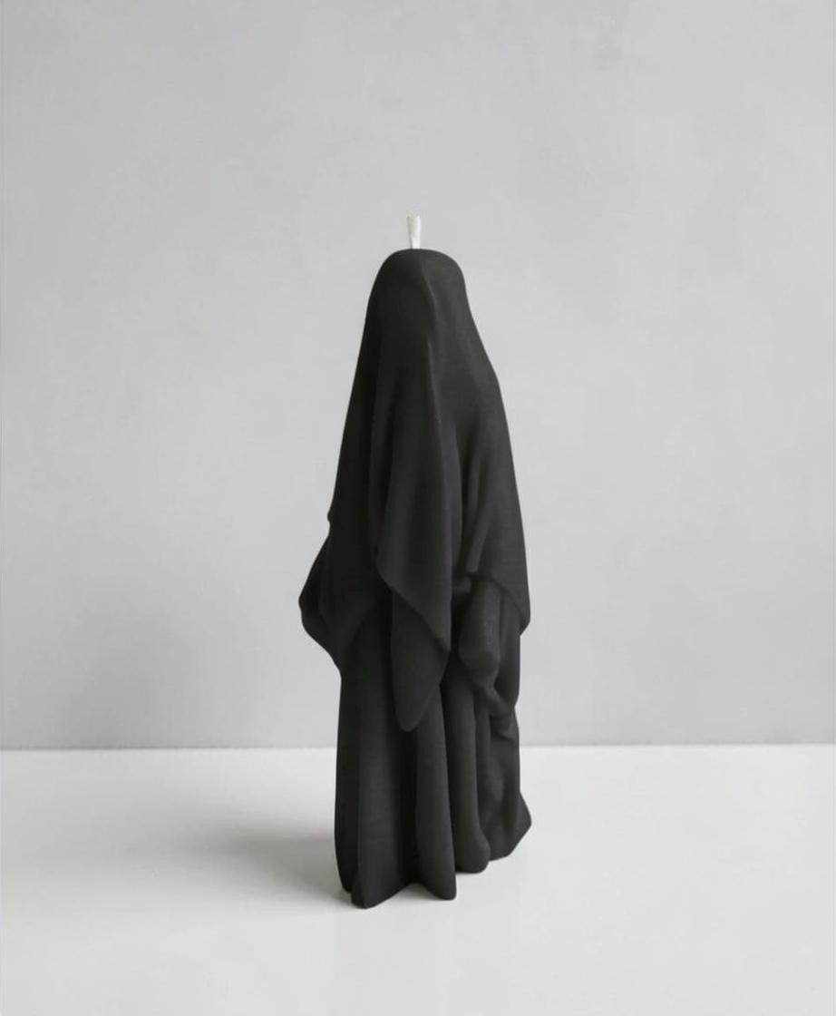 Draped Spirit Nocturne Ghost Candle