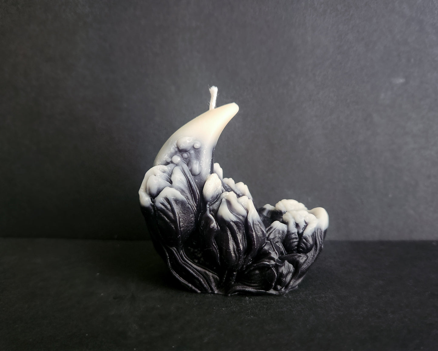 Nocturne Bloom Crescent Candle