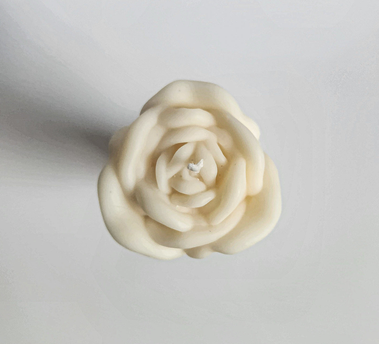 Ghostly Bloom Skeletal Rose Candle (Large)