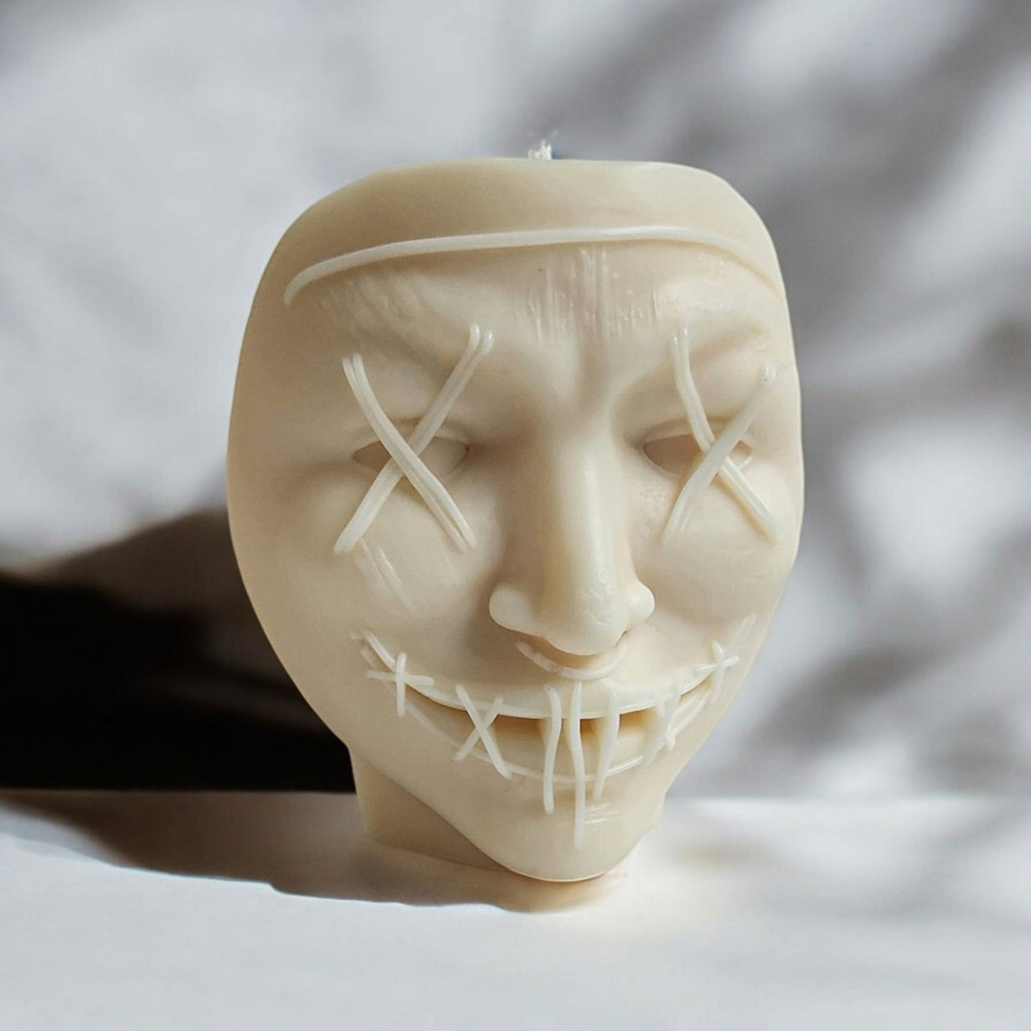 Candle Mask Stitched Nightmare Mask Candle (Large) – Beebs Candles LLC