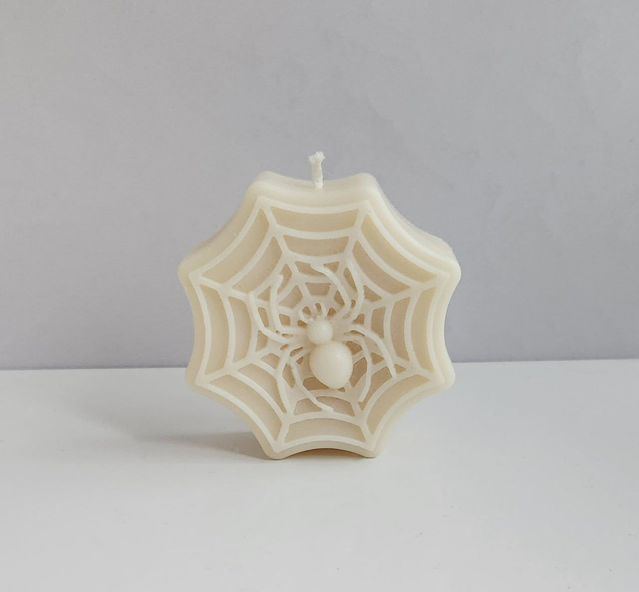 Broken Webs of Shadows Spider Candle