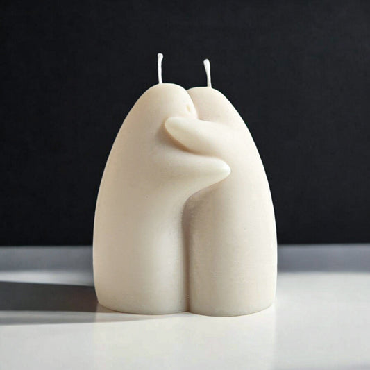 Hugging Ghost Candle