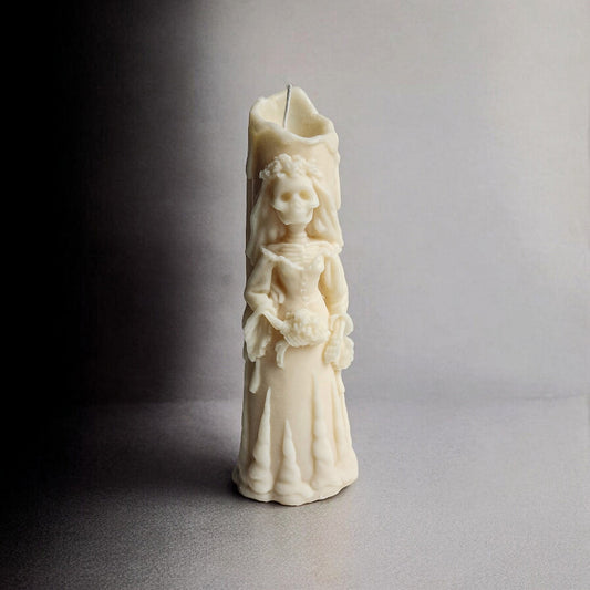 Skeleton's Vow: Bride Candle (Large)