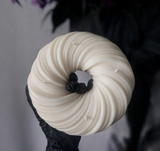 HUGE Sweet Swirls Donut Candle