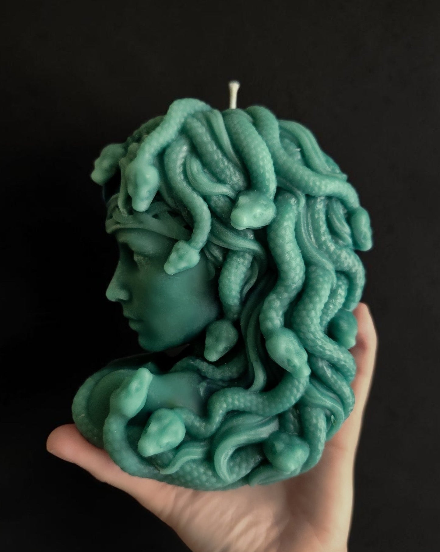 Medusa's Gaze: Serpent's Spell Candle (Large)