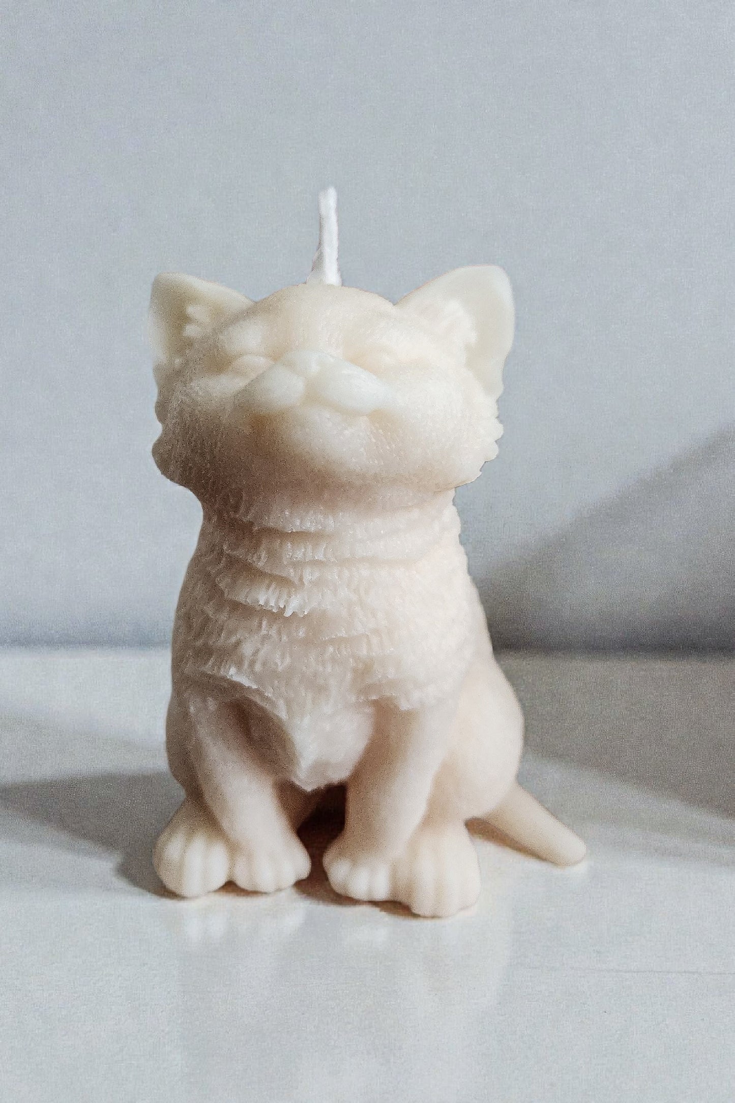 Kitty Sunbathing Candle