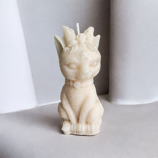 Demon Kitty Candle