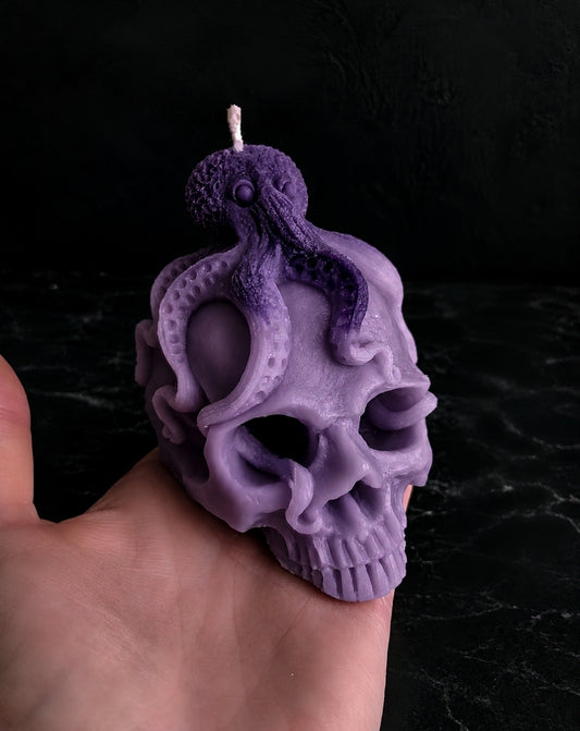 Cosmic Tides Octopus Candle