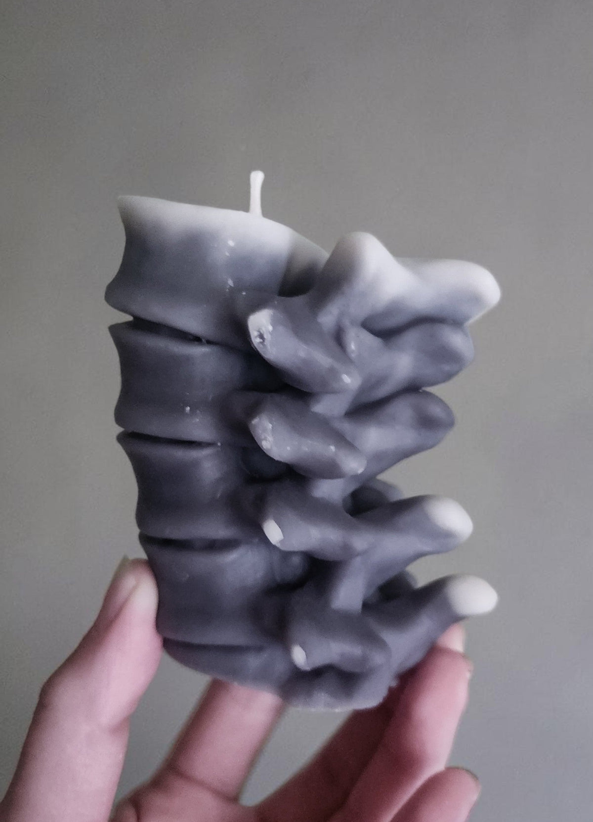 Marble Vertebrae Candle
