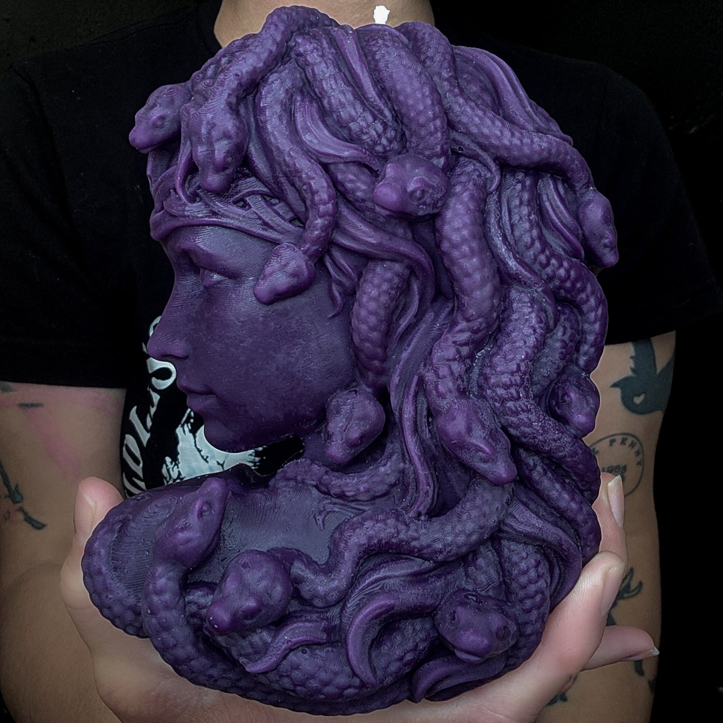 Medusa's Gaze: Velvet Curse Candle (Large)