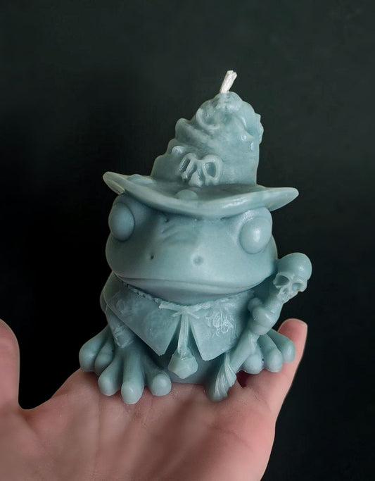 Hocus Croakus Ribbits Candle