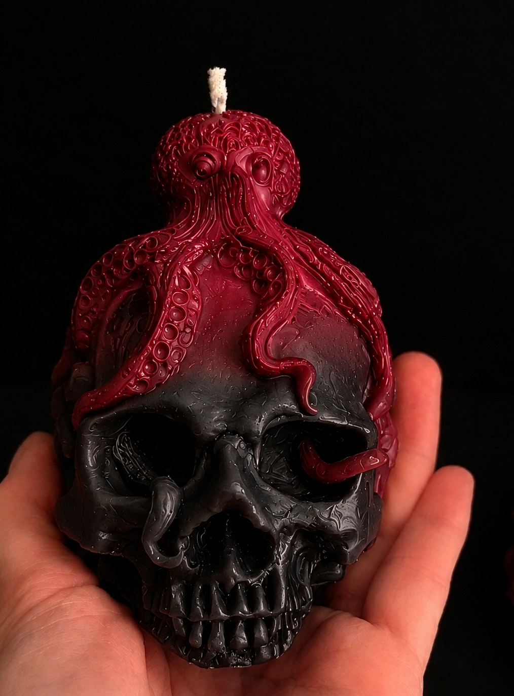Romantic Tides Octopus Candle