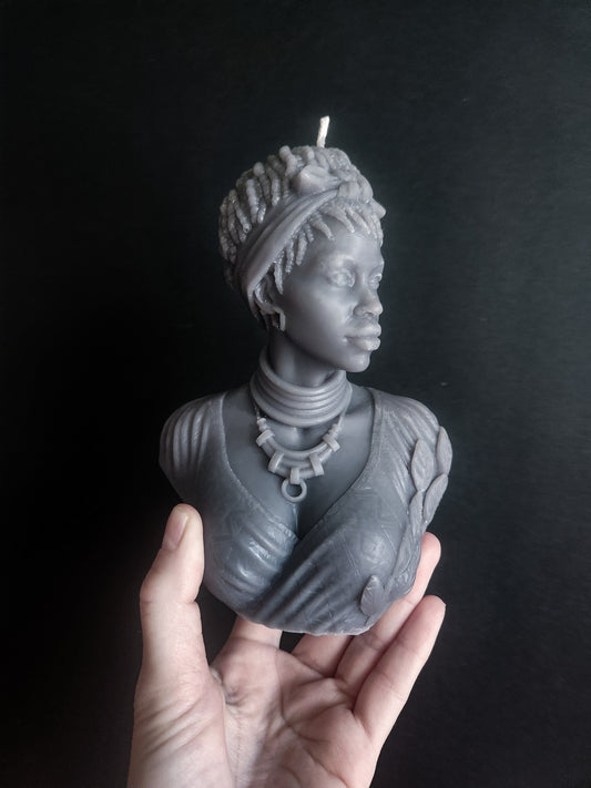 Oya's Stone Embrace Goddess Candle (Large)