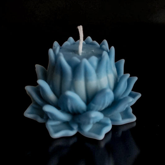 Blue Lotus Awakening Candle