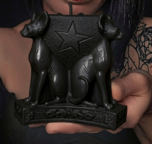 Bastet Celestial Sphinx Cat Trio Candle