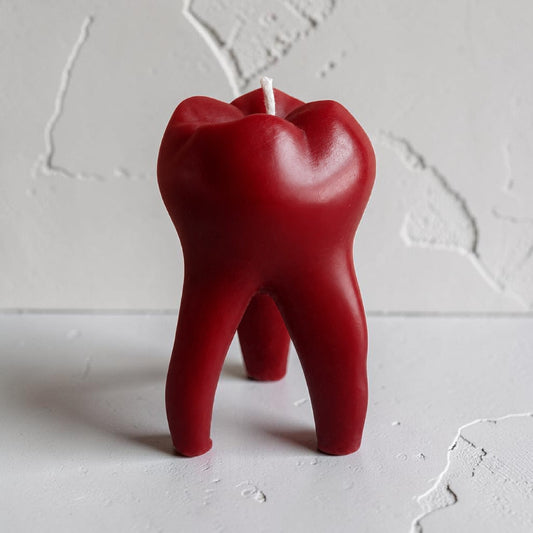 Crimson Tooth Candle (Large)