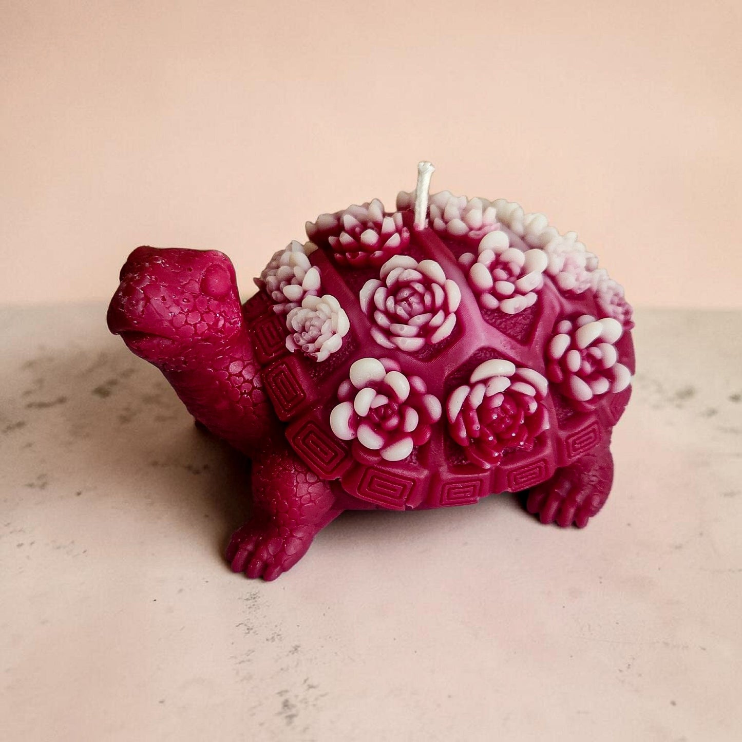 Turtle Bloom: Electric Dahlia Candle