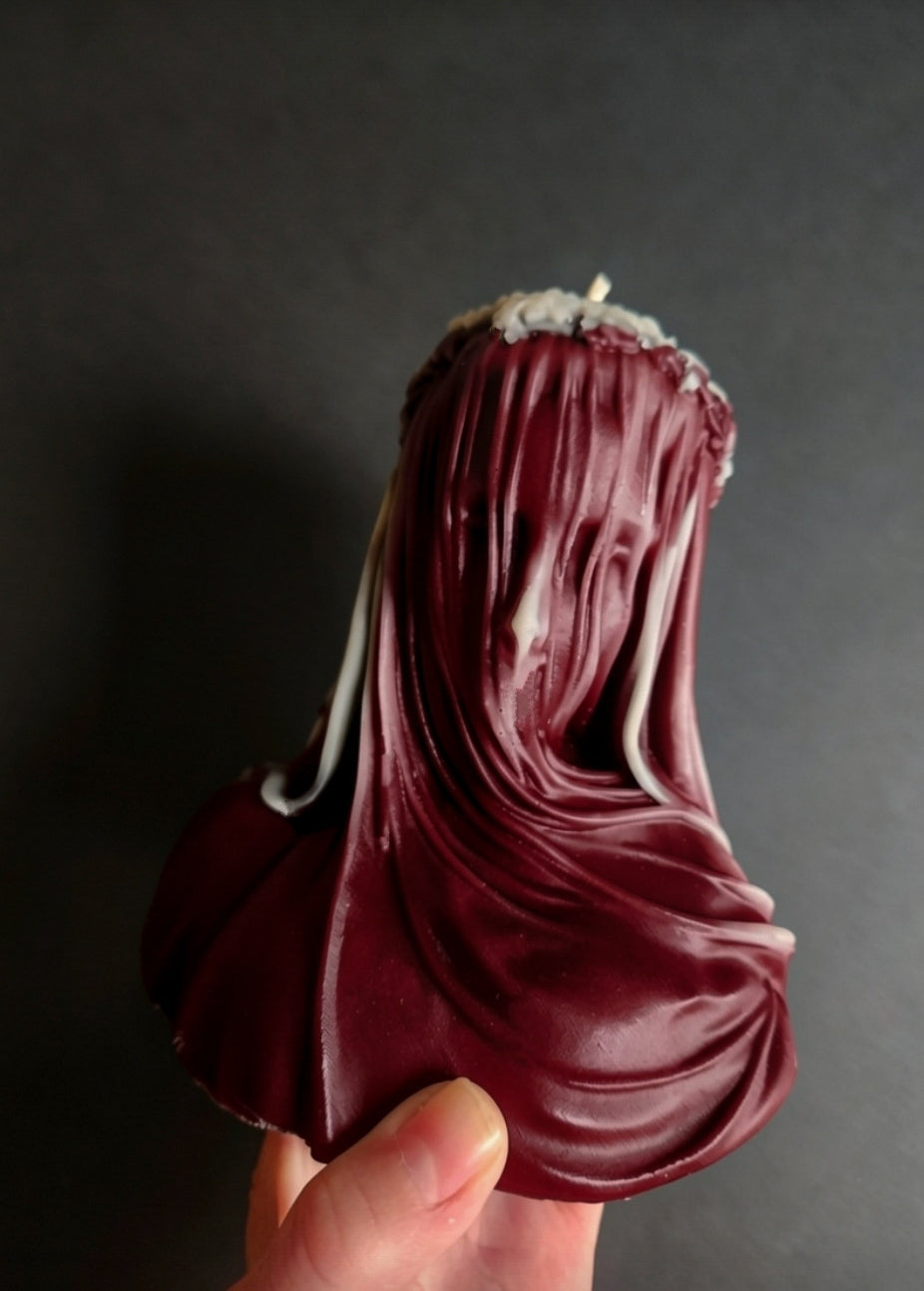 Veiled Maiden: Velvet Sorrow Candle (Medium)