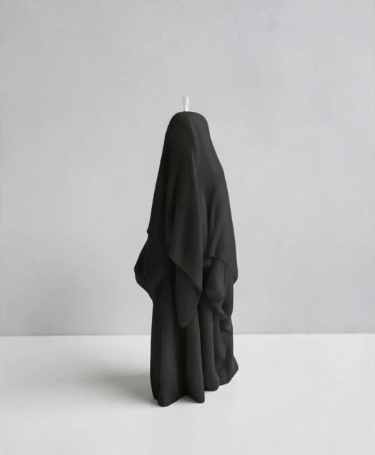 Draped Spirit Nocturne Ghost Candle