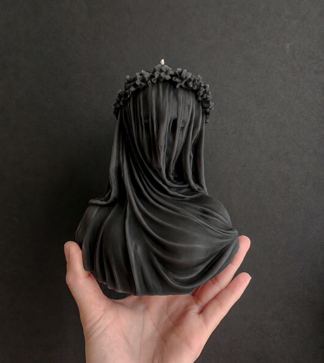 Eternal Mourning: The Veiled Queen Candle (Huge)