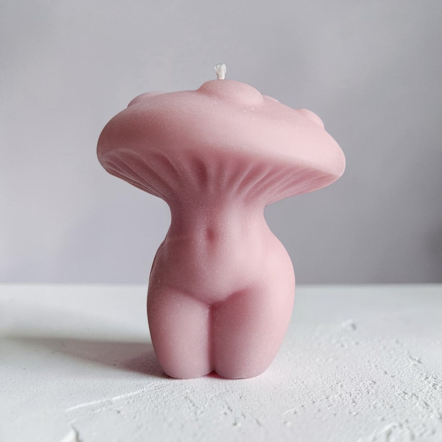 Blush Bloom: Feminine Fungi Goddess Candle