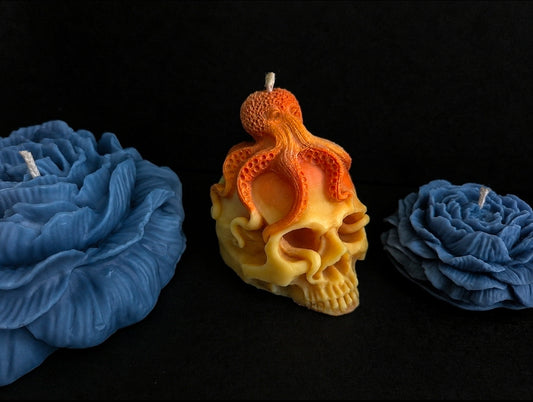 Sunset Tides Octopus Candle