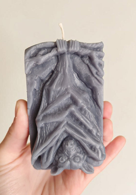 Stone Hanging Bat Candle