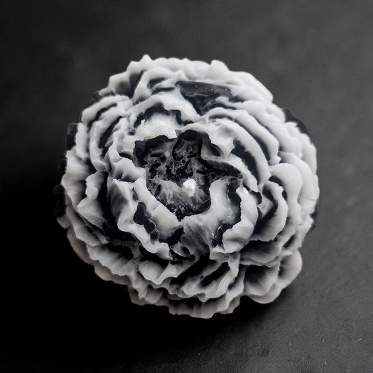 Midnight Peony in Bloom Candle