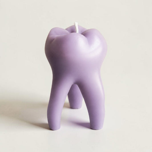 Lavender Tooth Candle (Large)