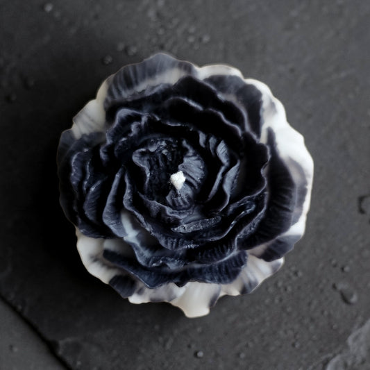 Ink Bloom Peony Candle (Medium)