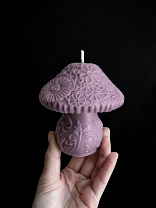 Twilight Spores Mushroom Candle
