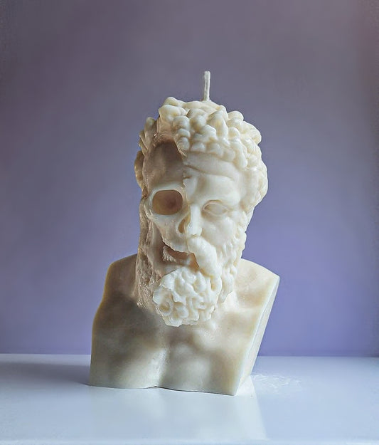 Elysian Enigma Greek Skull Candle (Large)