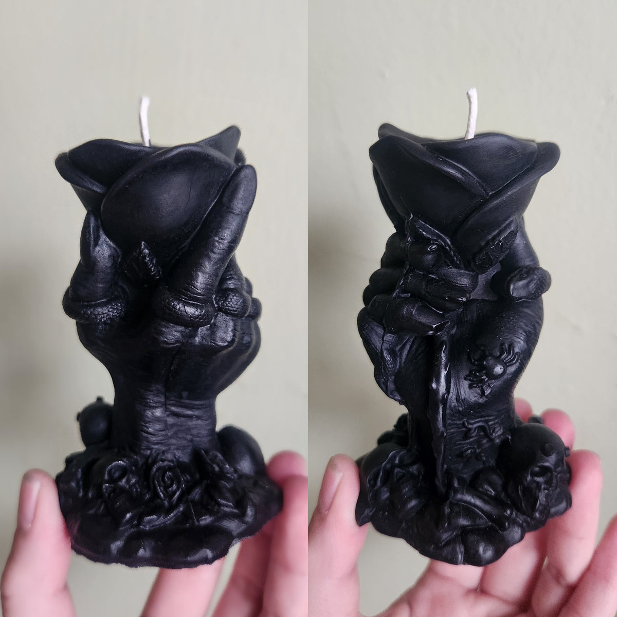 Dripping Rose Snake Candle