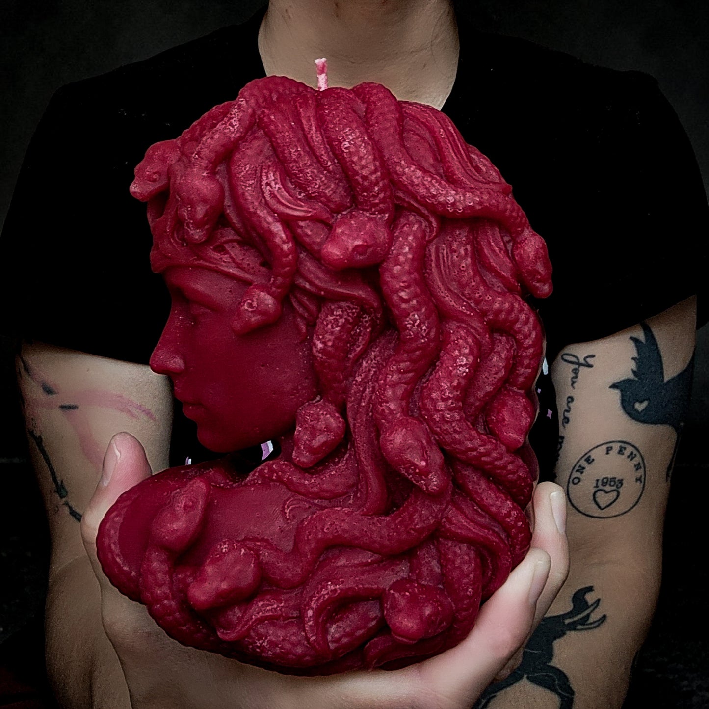 Medusa's Gaze" Scarlet Vengeance Candle (Large)