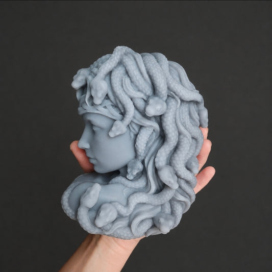 Medusa's Gaze: Blue Petrification (Large)