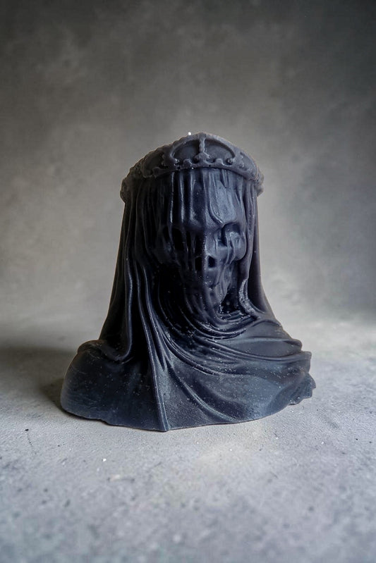 Crown of Shadows Midnight Death Skull Candle (Large)