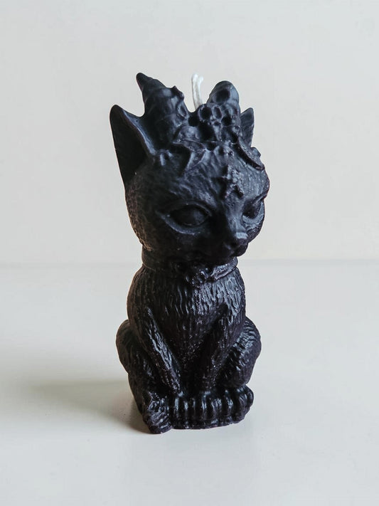 Mystic the Demon Kitty Candle