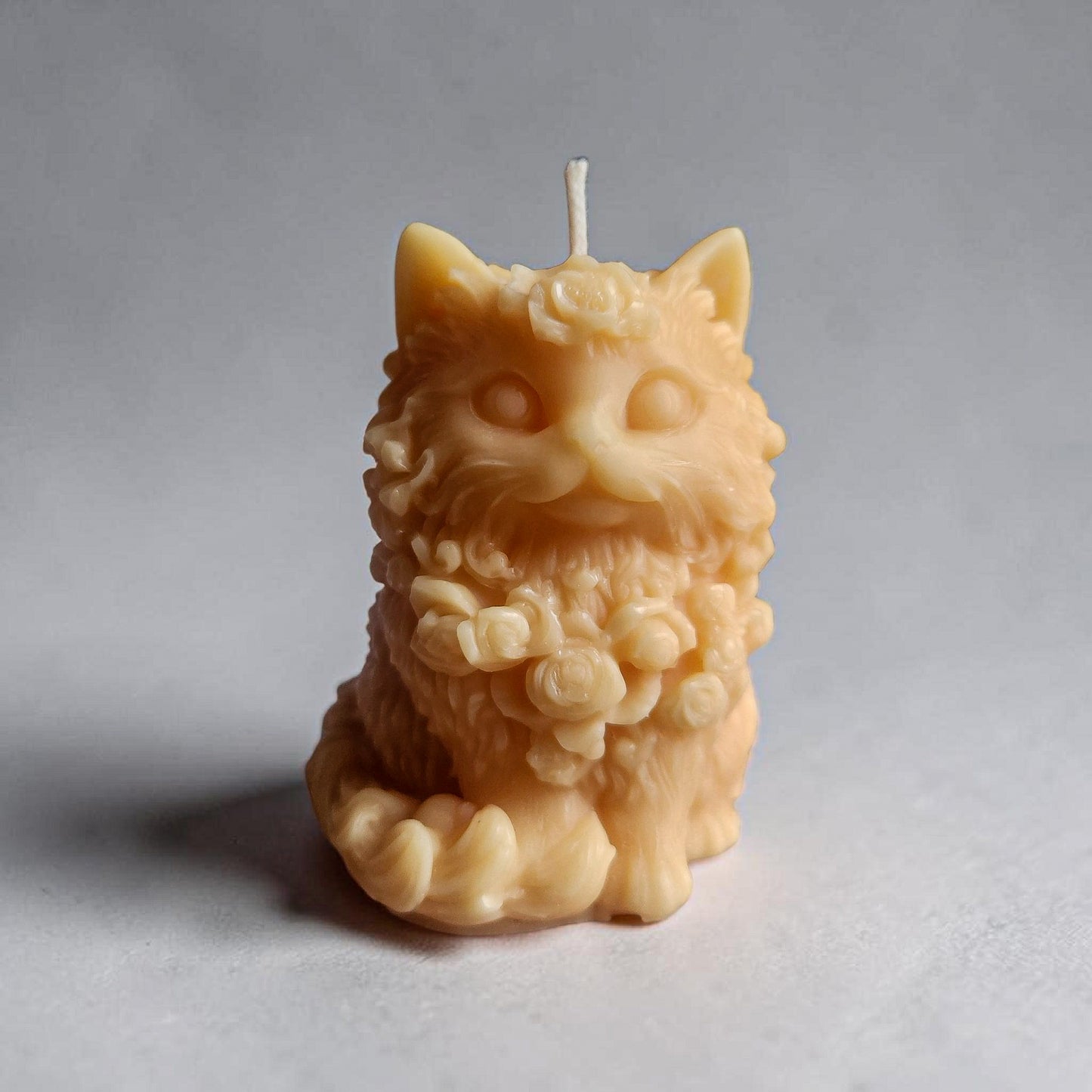 Bloomed in Warmth Kitty Candle